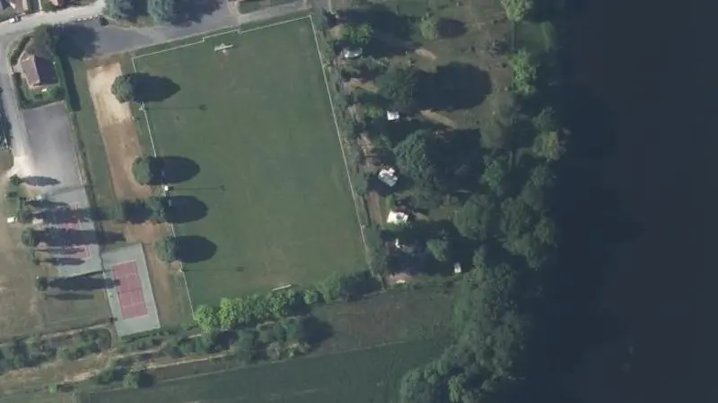 Vue aérienne : Parc de Cremault (la Vienne)