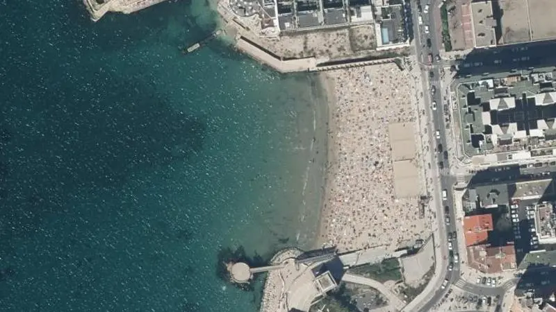 Vue aérienne : Catalans