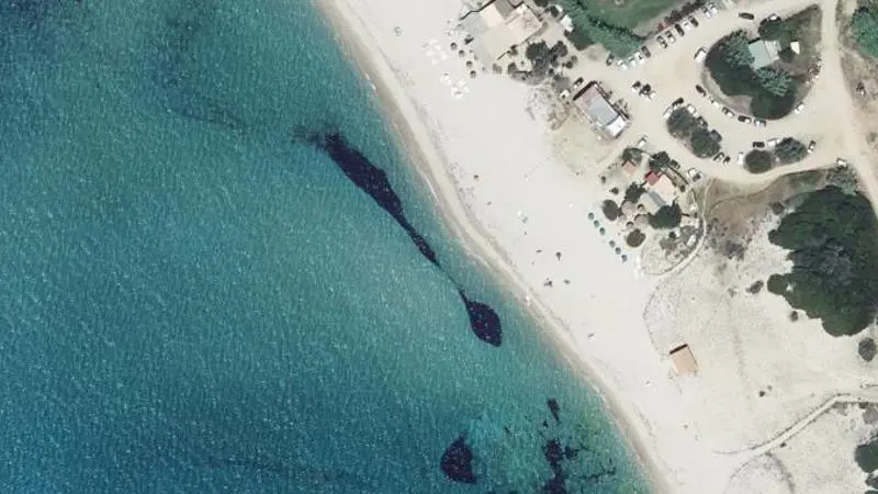 Vue aérienne : Pero Plage
