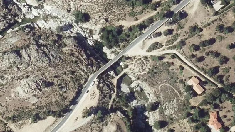 Vue aérienne : Ponte Altu