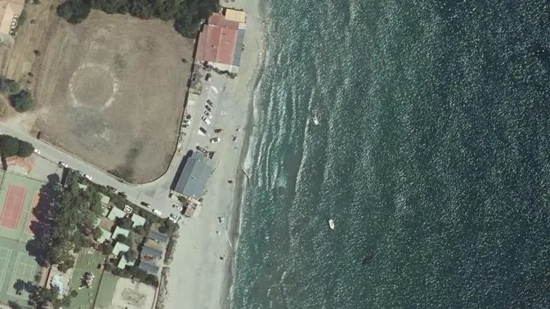 Vue aérienne : Plage de Padulone Mare E Stagnu