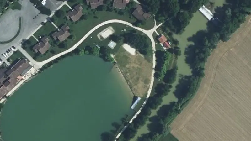 Vue aérienne : Baignade de Samatan