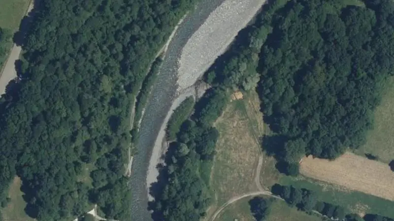 Vue aérienne : Plage de la Neste