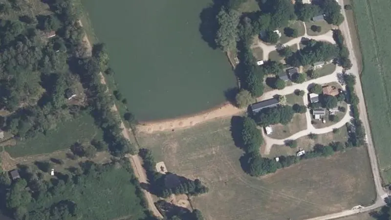 Vue aérienne : Etang de la Varenne