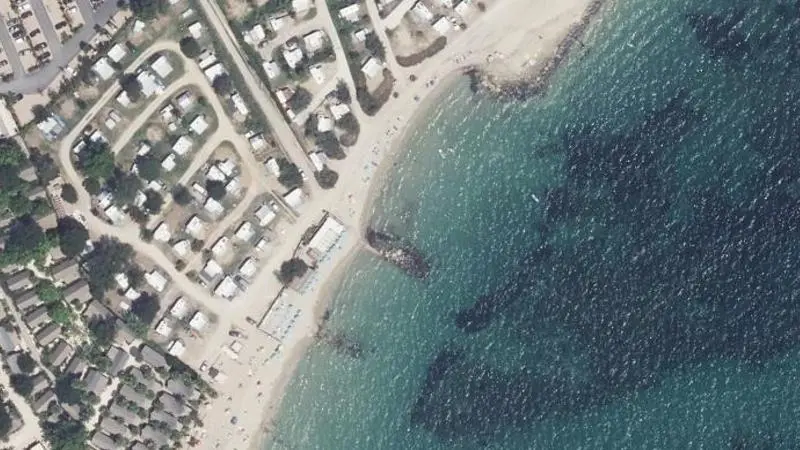 Vue aérienne : Plage de Saint Pons