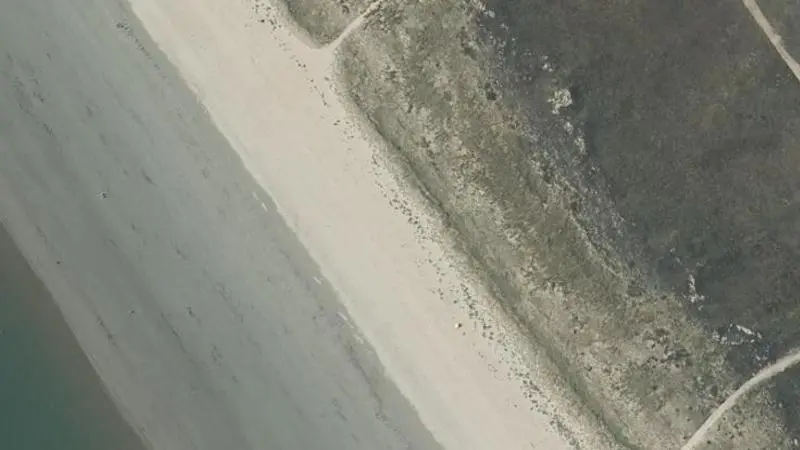 Vue aérienne : Plage de l'Ocean