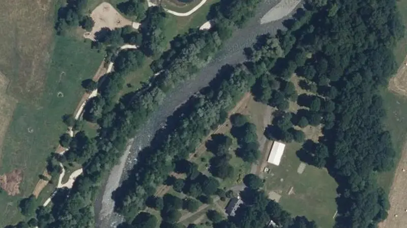 Vue aérienne : Plage de la Neste