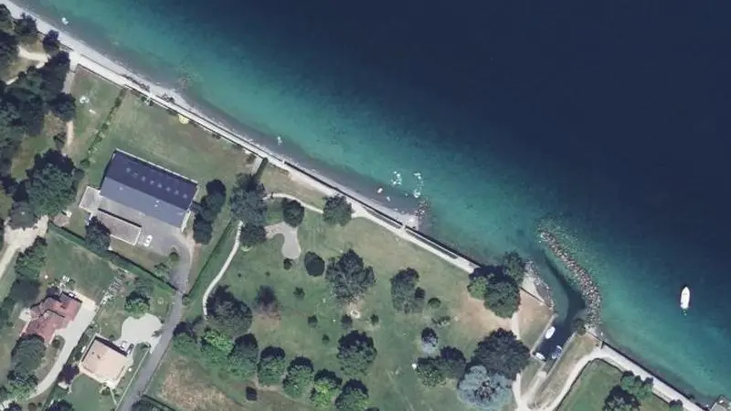 Vue aérienne : Plage du Mottay