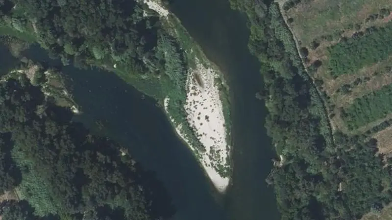 Vue aérienne : Plage du Gardon