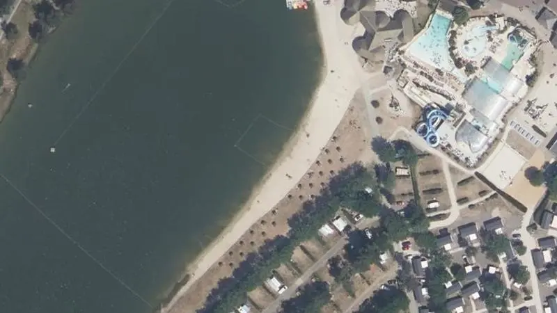 Vue aérienne : Camping "parc des Alicourts"