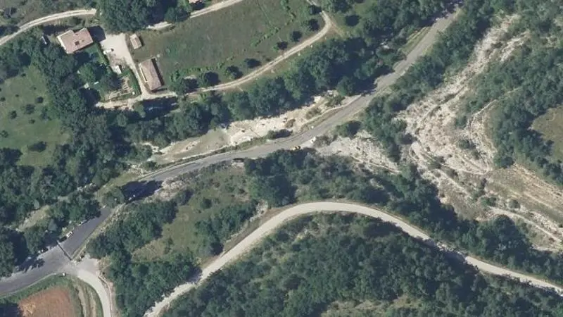Vue aérienne : Gervanne Amont de Beaufort