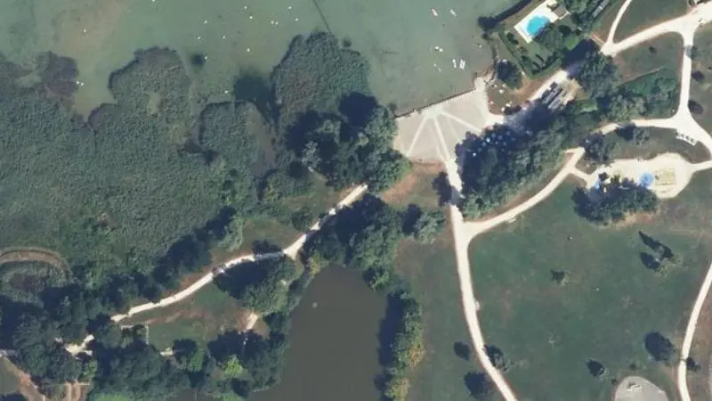Vue aérienne : Plage des Mottets