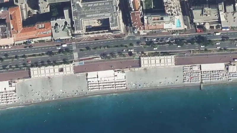 Vue aérienne : Lido