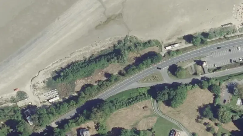 Vue aérienne : Plage du Butin