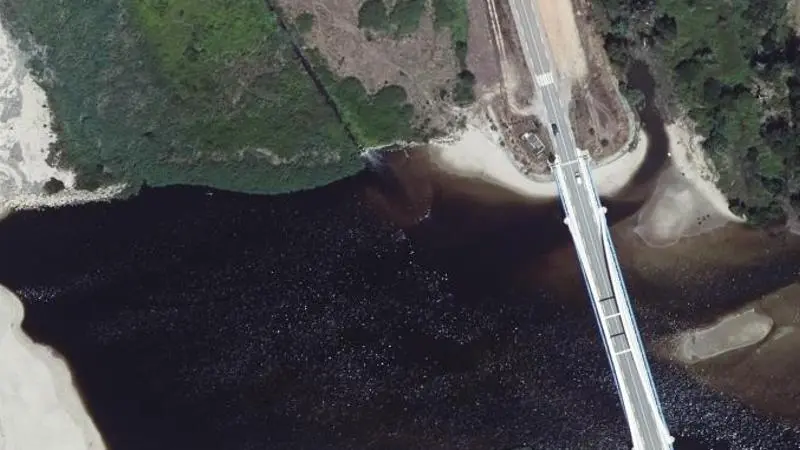 Vue aérienne : Pont du Liamone