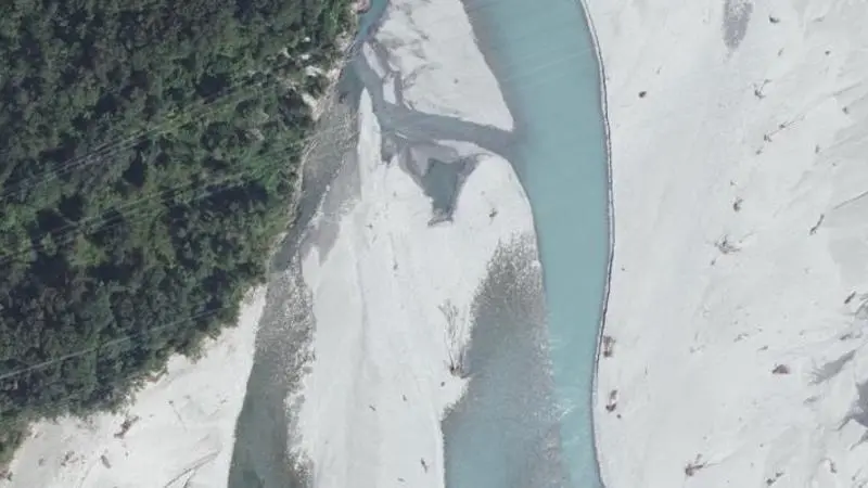 Vue aérienne : Plage du Drac