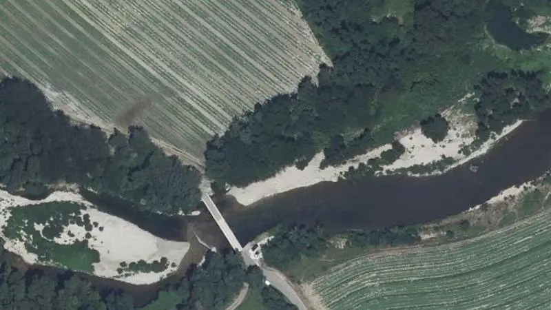 Vue aérienne : Le Pont Noye