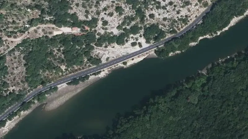 Vue aérienne : Herault-Amont St Guilhem