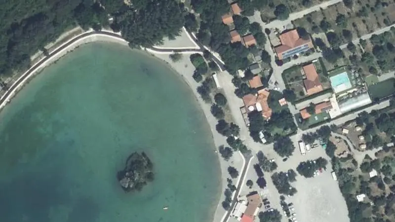 Vue aérienne : Plan d'eau de Veynes