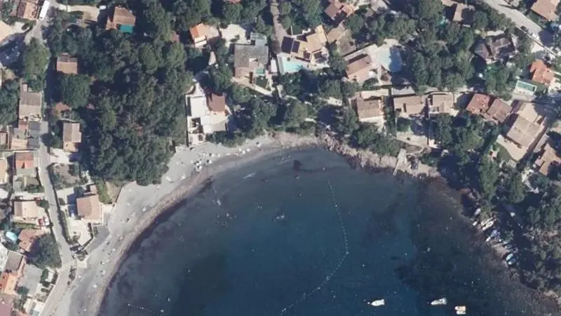Vue aérienne : Plage de Fabregas Est