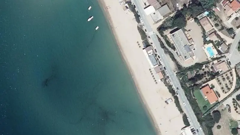 Vue aérienne : Plage de Santana