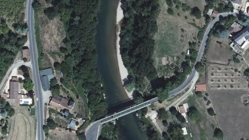 Vue aérienne : Plage du Tarn