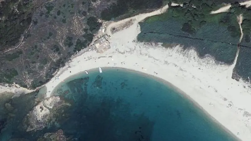 Vue aérienne : Plage San Giuseppe
