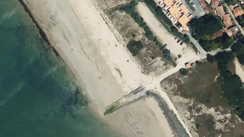 Vue aérienne : Plage de l'Océan