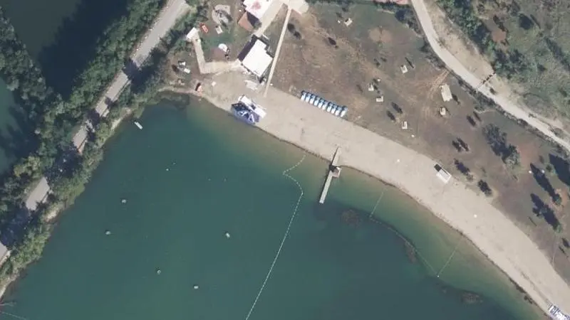 Vue aérienne : Desnes Plage