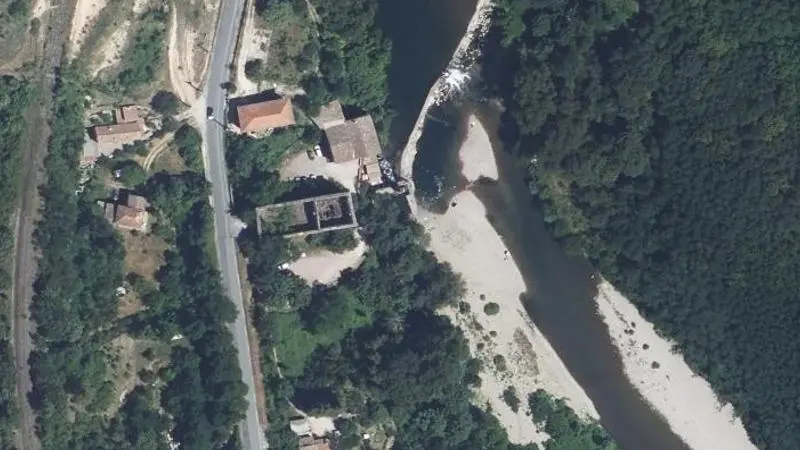 Vue aérienne : Le Roc Tombe