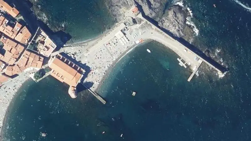 Vue aérienne : Plage Saint Vincent