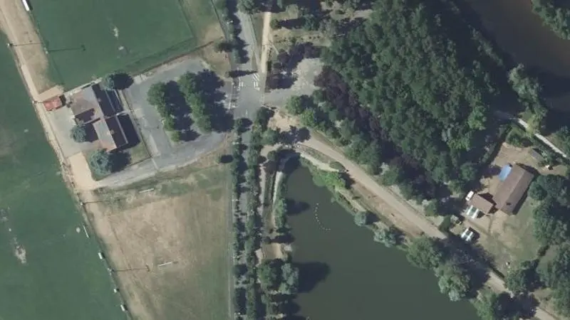 Vue aérienne : Boire de Cournon