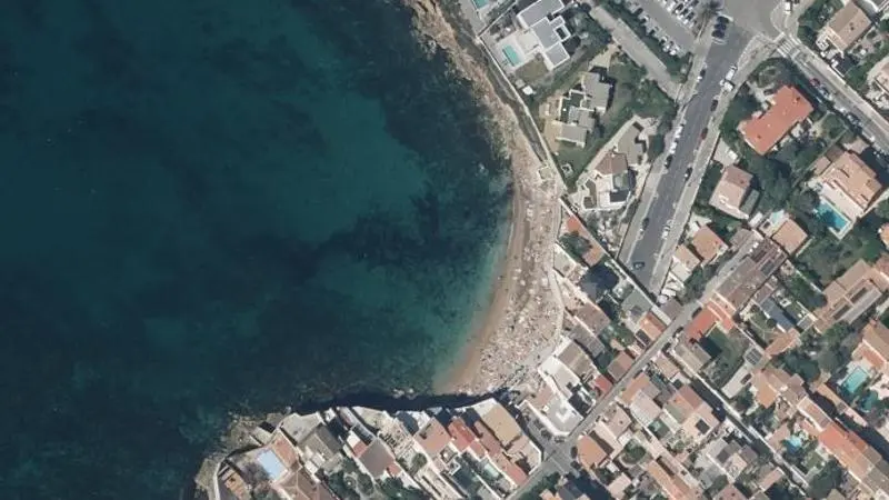 Vue aérienne : Anse des Phoceens