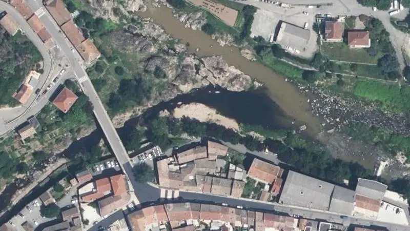 Vue aérienne : Plage de la Glueyre