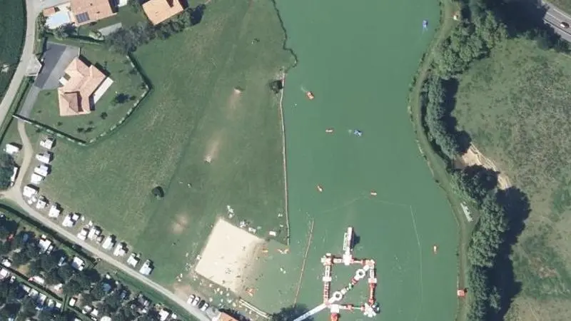 Vue aérienne : Larrouleta Plage - Urrugne