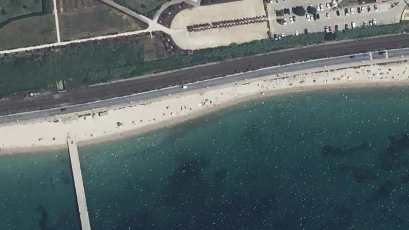 Vue aérienne : Antibes les Pins Est