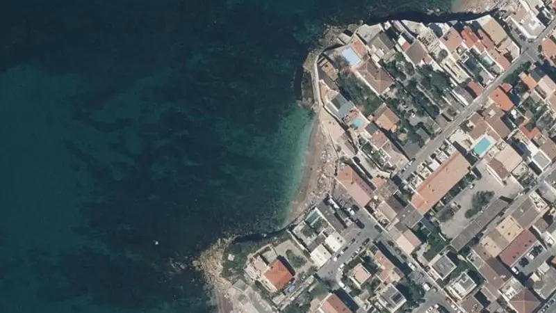 Vue aérienne : Anse des Sablettes