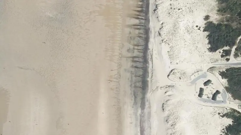 Vue aérienne : Montalivet Plage Sud Montalivet