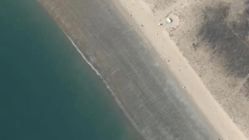 Vue aérienne : La Grand Plage