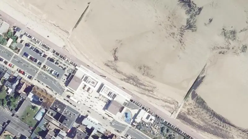 Vue aérienne : Plage du Petit Enfer
