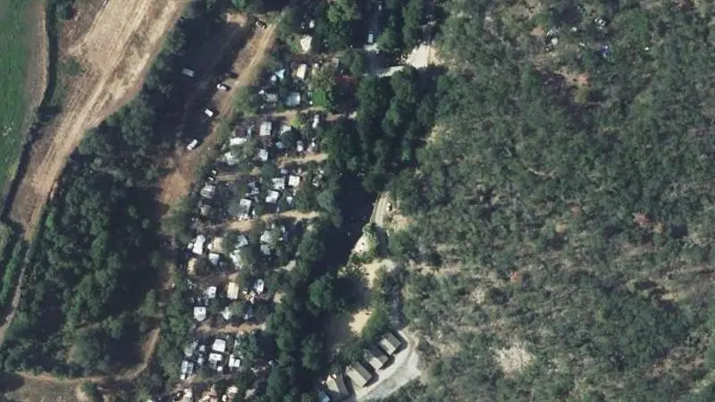 Vue aérienne : Camping Canigou (le Llech)