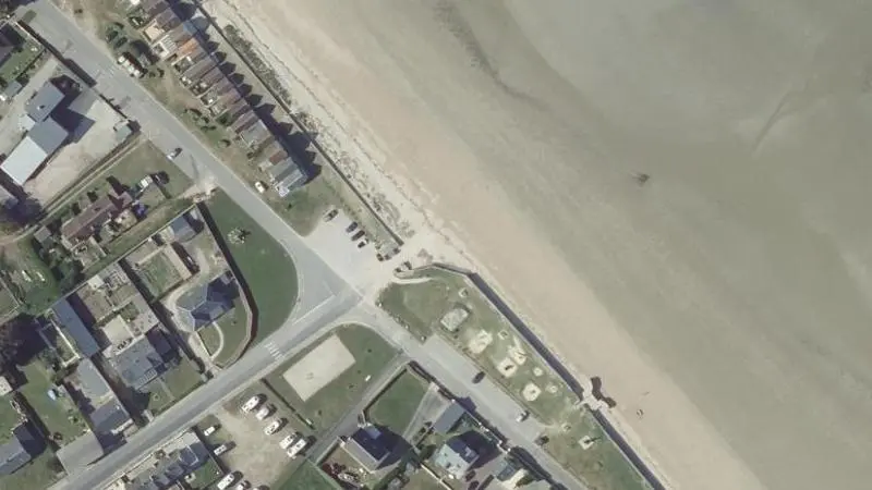 Vue aérienne : RAVENOVILLE Les dunes