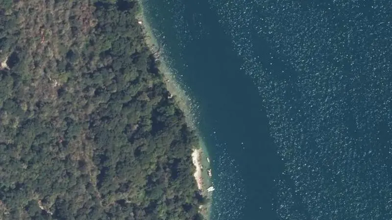 Vue aérienne : Plage des Meuniers