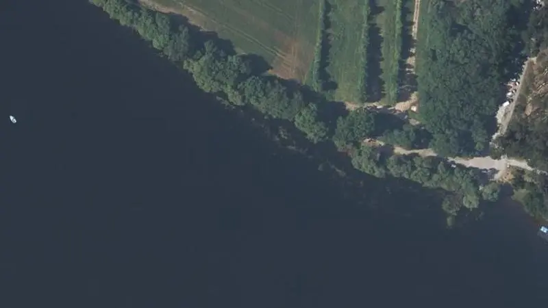 Vue aérienne : Vioreau
