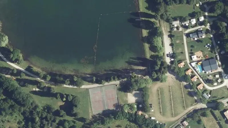 Vue aérienne : Lac des Ferriôres