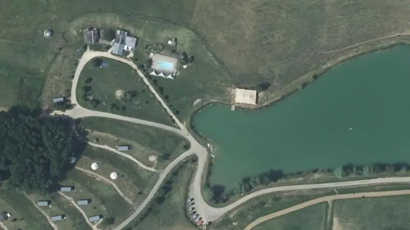 Vue aérienne : Lac d'Escapa