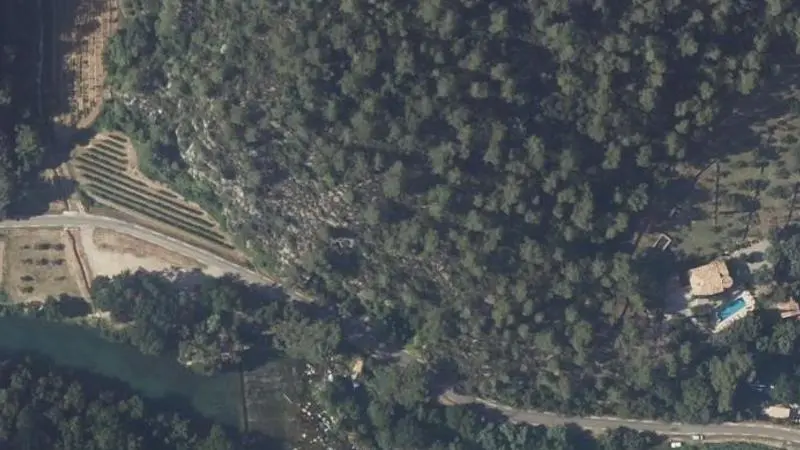 Vue aérienne : Vallon Sourn et Val Obscur