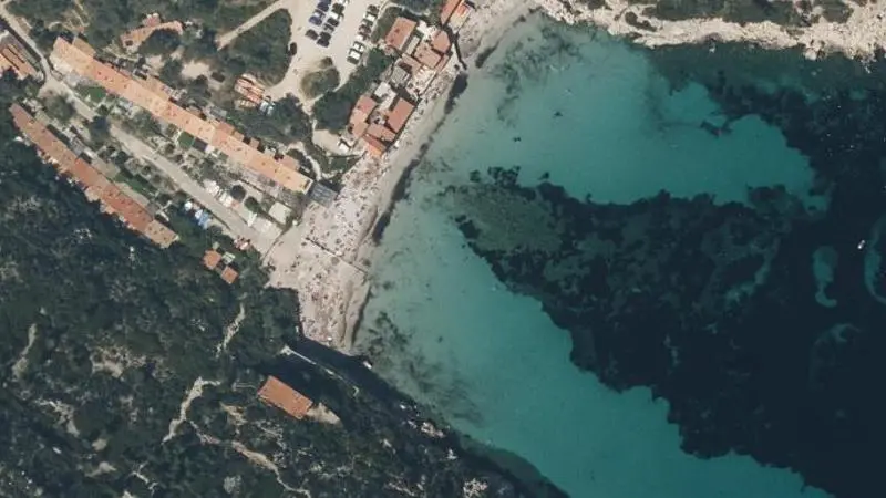 Vue aérienne : Sormiou