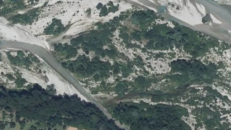 Vue aérienne : Crest