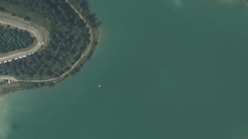 Vue aérienne : Lac de Lupiac